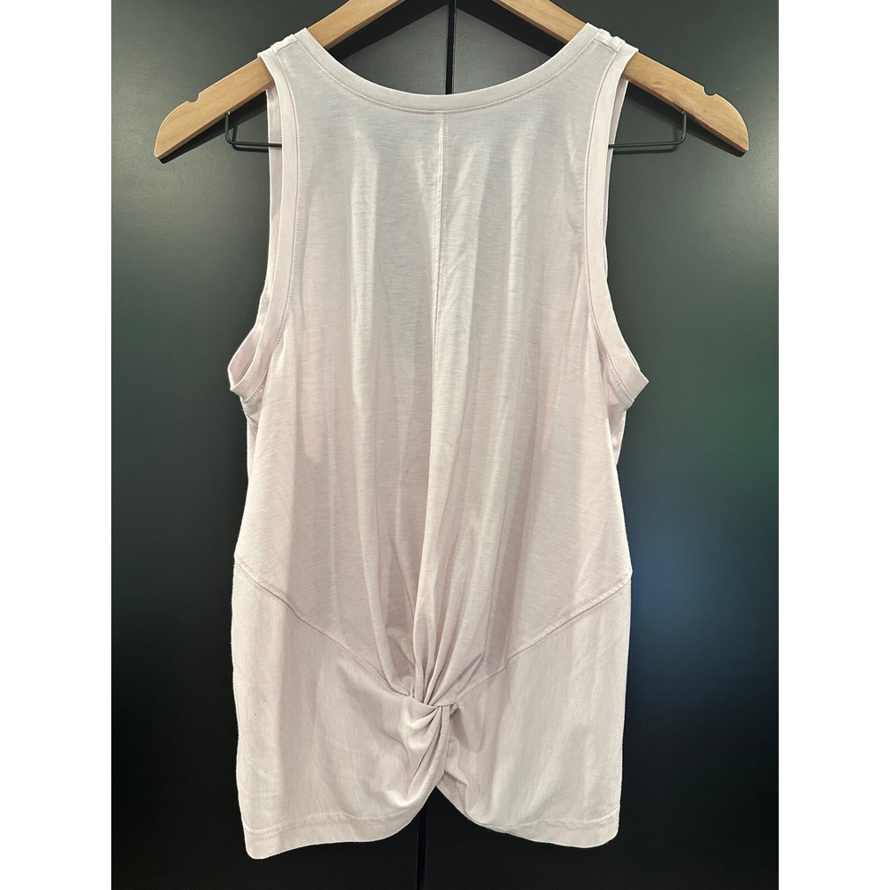 Athleta Essence Twist Back Tank‎ Top Lilac Lavender Scoop Neck Small